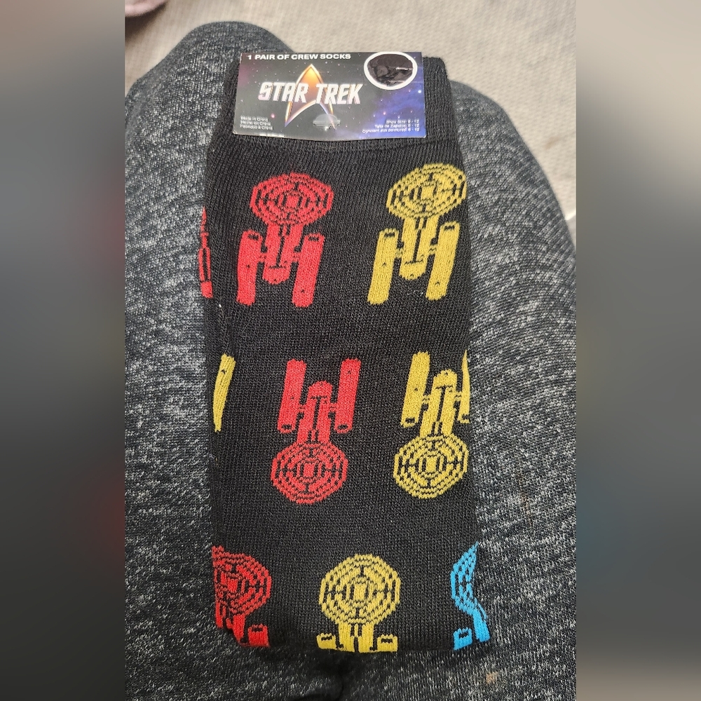 Star Trek mens sock